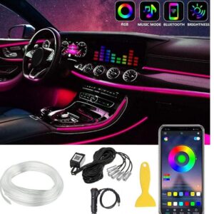 Car Atmosphere Light Modified Colorful Light Guide Optical Fiber Wireless