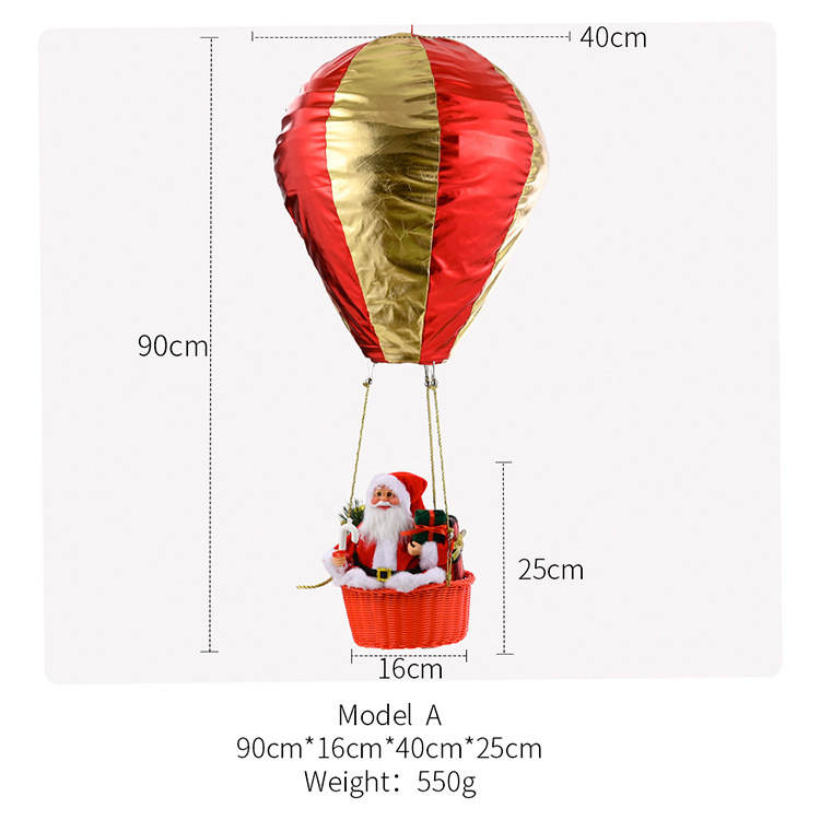 Christmas Decoration Hot Air Balloon Atmosphere Ceiling - Image 6